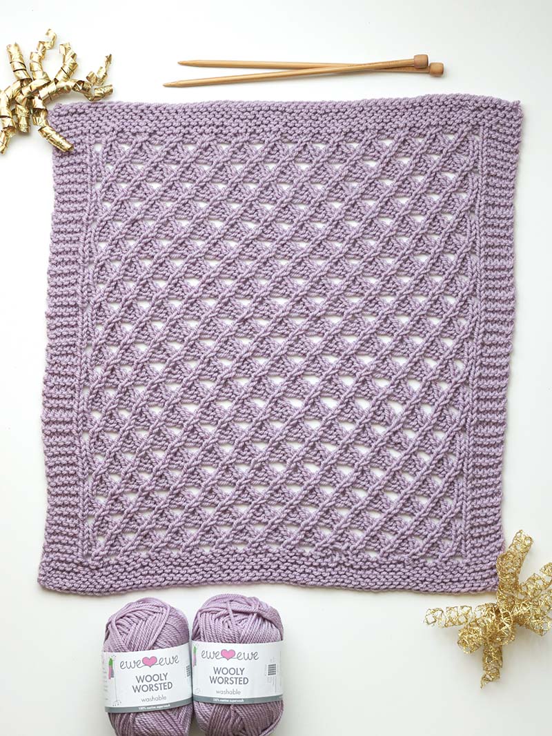 Celebration Blanket – 12 Stitch Pattern Squares – FREE Knitting Pattern PDF