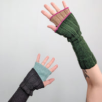 River Mitts PDF Fingerless Mitts Knitting Pattern