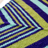 Saturday Stripes Shawl PDF Knitting Pattern