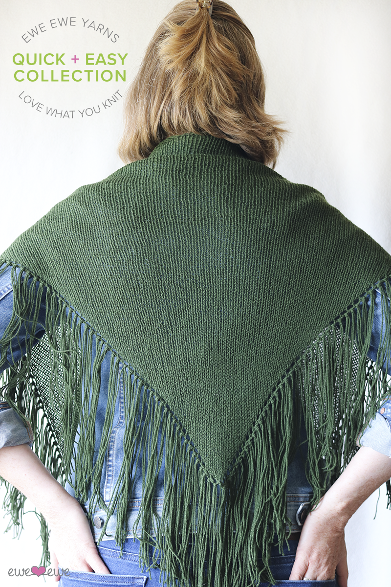 Steady Rain Shawl FREE Knitting Pattern PDF