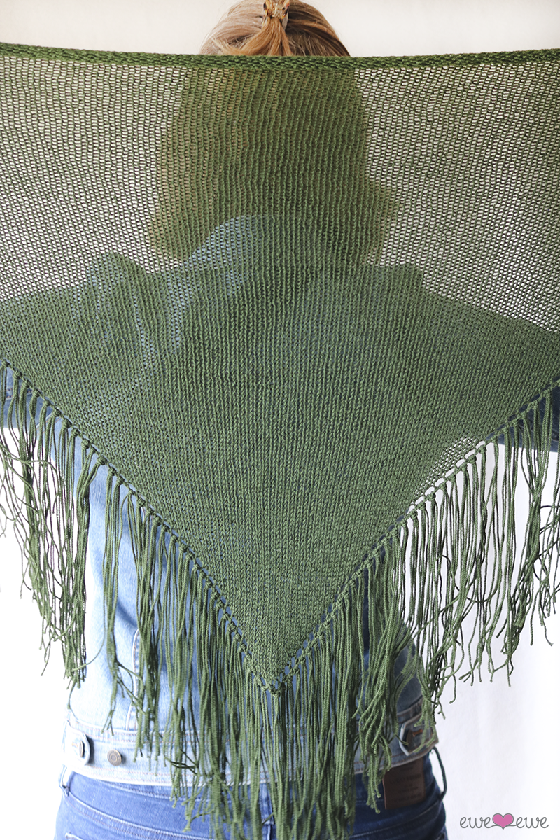 Steady Rain Shawl FREE Knitting Pattern PDF