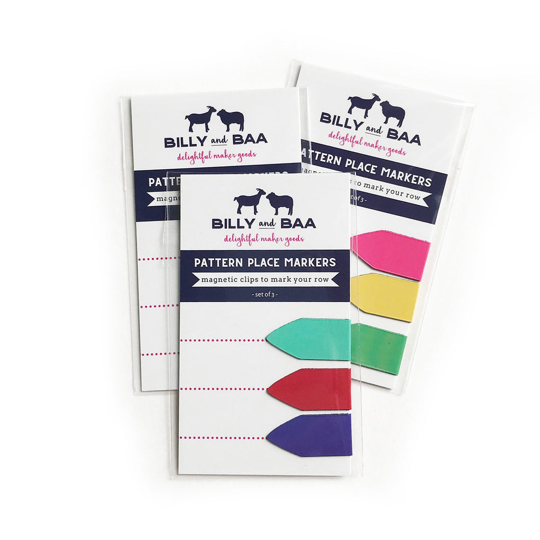 Pattern Place Markers Magnetic Paper Clips