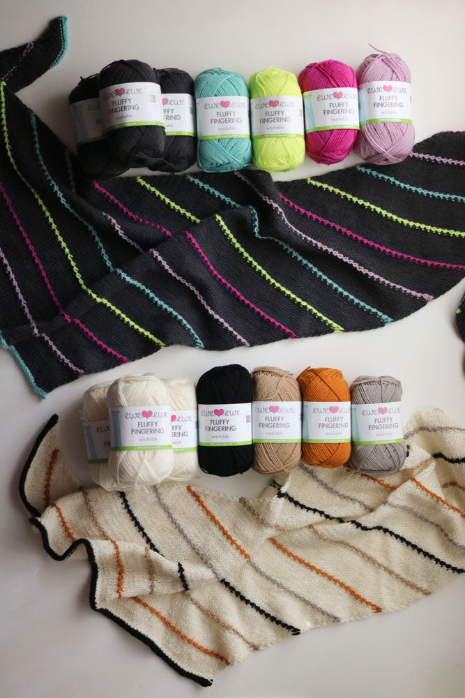 Color Parade Shawl + Hat Yarn and Notions Kit