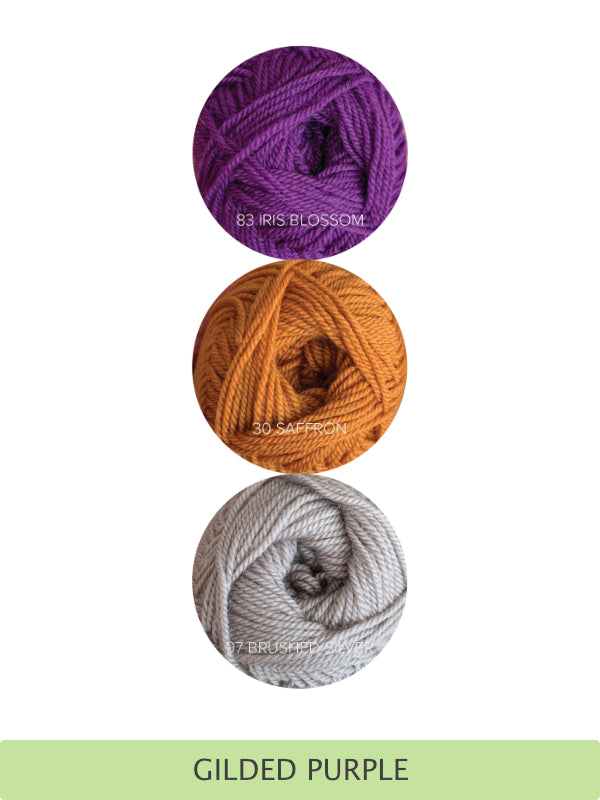 Cubicle Socks Trio Yarn Kit