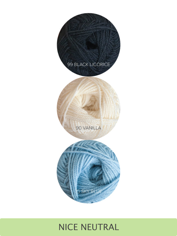 Cubicle Socks Trio Yarn Kit