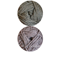 Easy Twisted Rib Beanie Yarn Knitting Kit