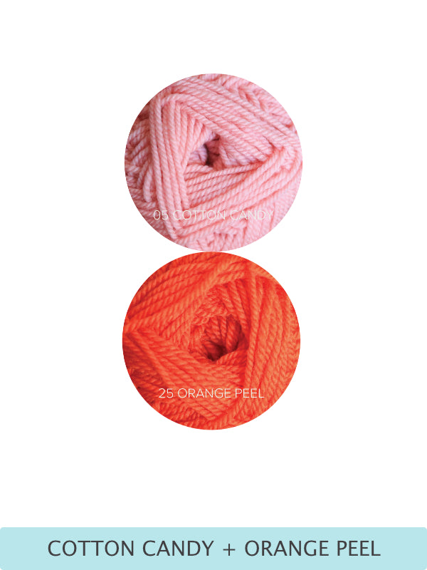 Fresh Squeezed Baby Pullover Sweater Yarn Kit