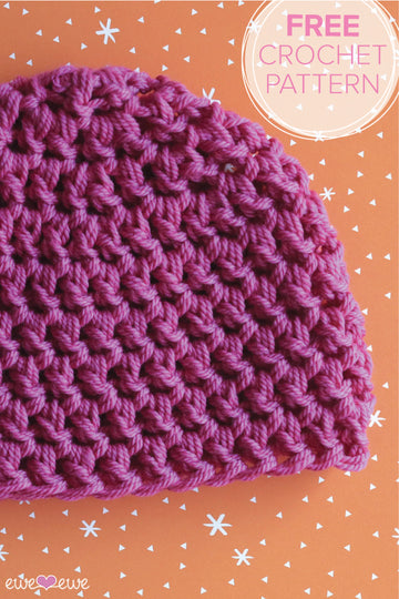 Half Hour Hat FREE Crochet Beanie PDF Pattern