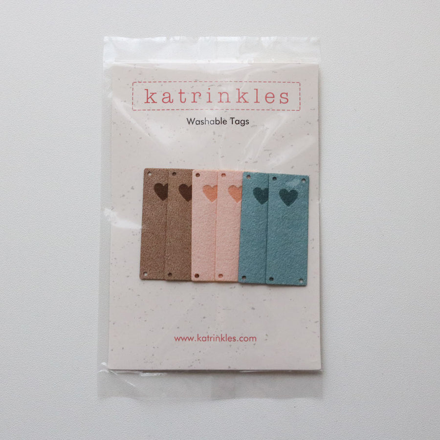 Heart Tags for Knitting and Crochet Projects