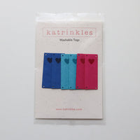 Heart Tags for Knitting and Crochet Projects