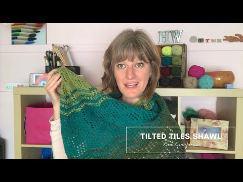 Tilted Tiles Shawl PDF Knitting Pattern