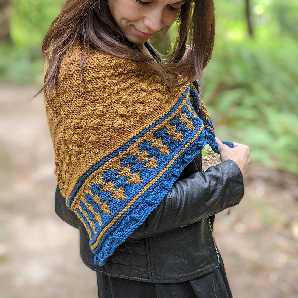 Easy Knitting FREE Shawl Pattern For Gradient Yarns – New England's Narrow  Road
