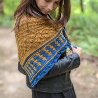 Sun Shawl PDF Worsted Weight Wrap Knitting Pattern