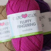Fluffy Fingering Merino Yarn