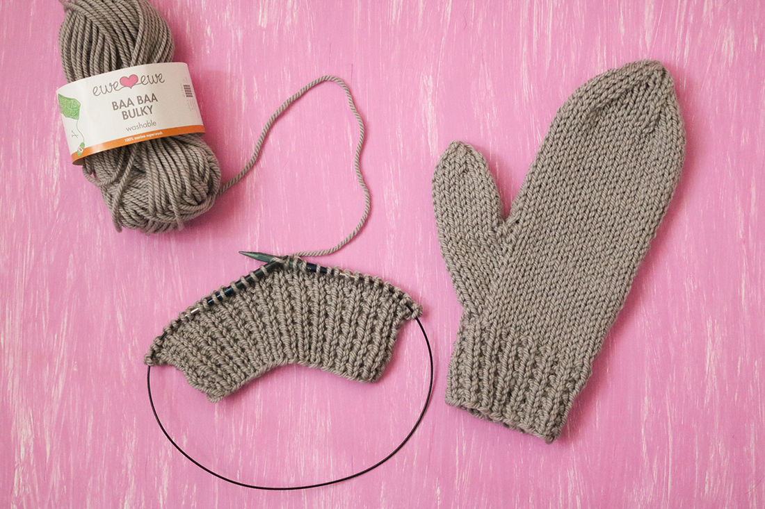 Misty Morning Mittens FREE Knitting Pattern PDF