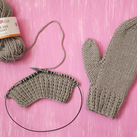 Misty Morning Mittens FREE Knitting Pattern PDF