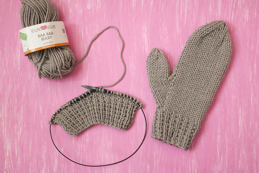 Misty Morning Mittens FREE Knitting Pattern PDF – Ewe Ewe Yarns