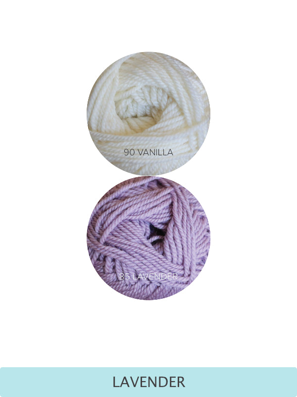 Crochet Baby Blanket Purple and Vanilla Baby Blanket Purple Baby