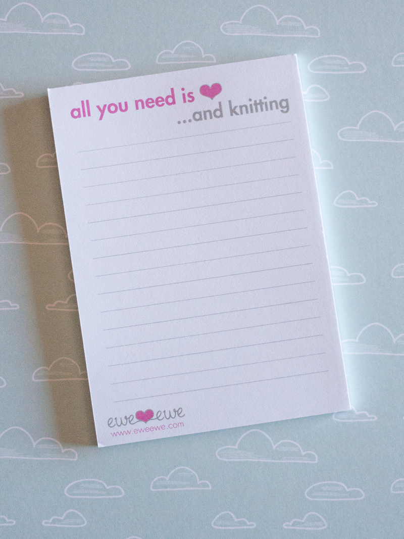 Quotepads: Funny Knitting Notepads