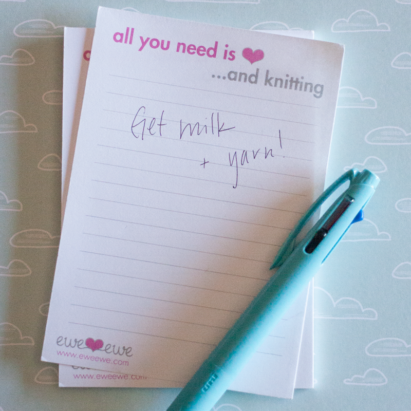 Quotepads: Funny Knitting Notepads