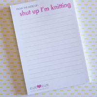 Quotepads: Funny Knitting Notepads